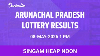 Arunachal Pradesh Singam Heap Noon Winners 8 May: Prize Winners And Amounts