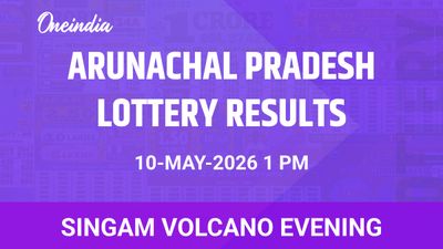 Arunachal Pradesh Singam Volcano Evening Winners 10 May: Sunday Draw Results And Prize Distribution