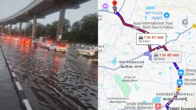 Bengaluru Traffic: ORR Faces Gridlock, Heavy Rain Causes Major Snarl On Mahadevapura To Manyata Tech Park 