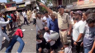 Man Crawls On Road Asking ‘Pani Dedo’ Amid Protest As Major Water Crisis Hits Indore; Watch