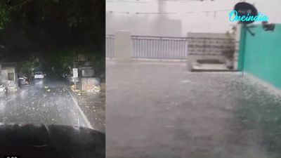 Several Flights Diverted As Hailstorm, Thunderstorms, Gusty Winds And Rain Hit Delhi-NCR, Bringing Big Relief 