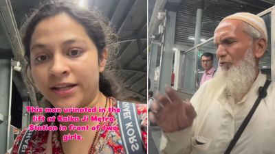 Man Seen Allegedly Urinating In Delhi Metro Lift, Police React After Video Goes Viral