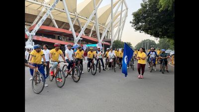 Fit India Sundays on Cycle Event Promotes Fitness, Environment Protection and Nation Building