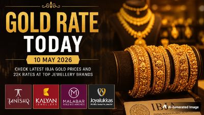 Gold Rate Today (10 May 2026): Latest IBJA Gold Prices, 22K Rates At Tanishq, Kalyan, Malabar, Joyalukkas