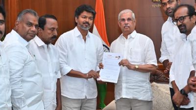 Tamil Nadu Governor Yet To Be Convinced Over Vijay’s Majority Claim, Oath Unlikely Tomorrow