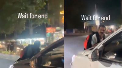 Father Dragged 2 KM On Bonnet In Hyderabad Road Rage After Son Assaulted by Car Driver