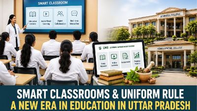UP Govt To Introduce Smart Classrooms In Ayurveda, Homeopathy Colleges Across 17 Districts