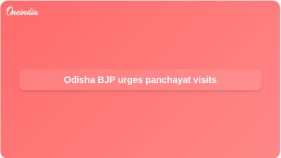 Odisha BJP panchayat outreach: Nitin Nabin asks ministers and MLAs to visit villages