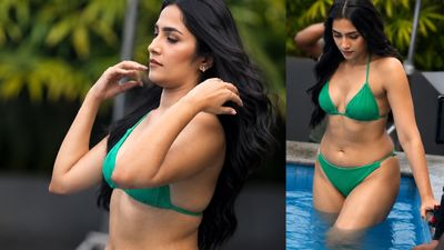 Rukmini Vasanth Bikini Video Viral? Fans Debate Whether Poolside Clips Are Real or AI Generated