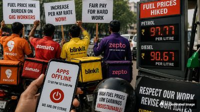 Swiggy, Zomato Delivery Partners Launch Protest Against Rising Fuel Costs