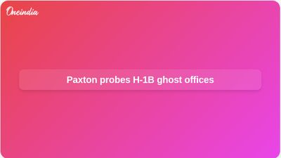 H-1B visa fraud investigation: Texas AG Ken Paxton targets 30 businesses over alleged ghost offices
