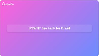 USWNT Triple Espresso returns as Rodman, Swanson and Wilson join June Brazil camp