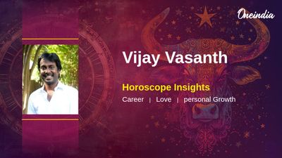 Vijay Vasanth Taurus Horoscope: Steady Growth in Love, Health, and Career through Grounded Planning