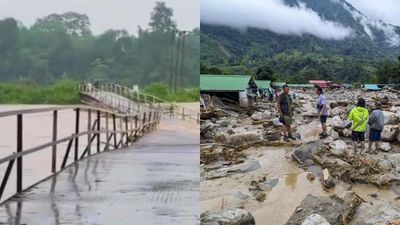 Flash Floods Hit Assam And Arunachal: 22,000 People Affected, 96 Villages Submerged, Rail Bridge Collapses