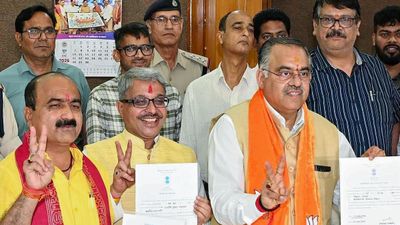 BJP Wins All 3 Rajya Sabha Seats In MP Unopposed After Natarajan Nomination Rejection