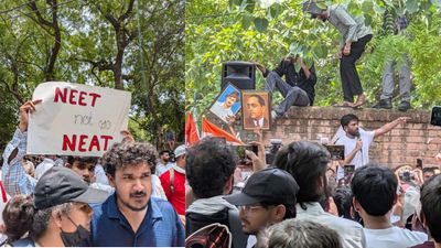 Cockroach Janta Party Protest At Jantar Mantar: In Pics; Students Demand Dharmendra Pradhan's Resignation