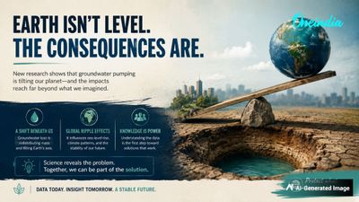 Earth’s Tilt And Human Actions: How Groundwater Depletion Is Nudging the Planet Off Balance