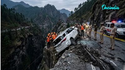 Woman, 11-Month-Old Son Die After Parked Car Plunges Into Gorge in Lahaul and Spiti