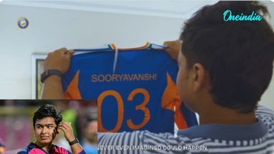 Vaibhav Sooryavanshi Gets Emotional After Receiving Team India Jersey, Watch 