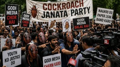 Question Mark On Media Credibility! CJP Protesters Ask Why Main Stream Media Did Not Cover Cockroach Protest