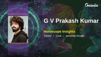 Gemini Horoscope GV Prakash Kumar: Balanced Creativity and Steady Career Growth