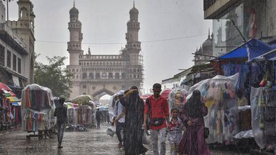 Hyderabad Brought To A Halt As First Monsoon Downpour Floods Roads, Triggers Massive Traffic Chaos
