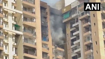 Noida Fire: Massive Blaze Erupts After Suspected AC Blast In Aranya Society