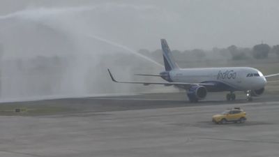 Jewar's Noida International Airport Begins Commercial Operations As First Flight Lands From Lucknow