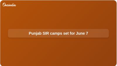Punjab electoral roll revision: CEO Anindita Mitra announces June 7 camps for voter mapping