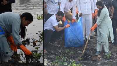 Yamuna Cleanliness Drive: Delhi CM Rekha Gupta Leads Campaign Across 28 Ghats To Restore River