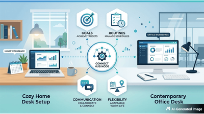 Hybrid Work Guide: Staying Productive Anywhere with Clear Goals and Communication