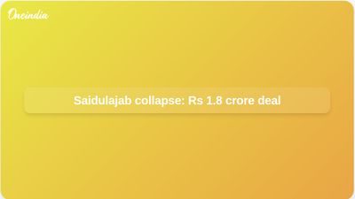 Saidulajab building collapse probe links alleged illegal floors to Rs 1.8 crore contract
