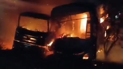 Delhi-Mumbai Expressway Bus Fire: 8 Killed, 22 Injured After Rishikesh-Indore Bus Catches Fire In Dausa