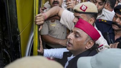 WATCH | 'Where Are You Taking Me?' Akhilesh Yadav Asks, Voice Replies, 'Wahi Jahan Koi Aata-Jata Nahi'