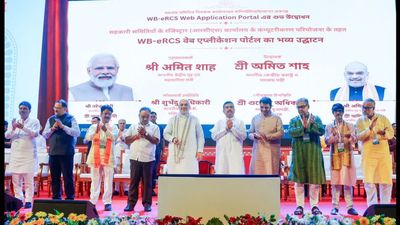 Amit Shah Lays Foundation Stone for World's Largest Curd Plant in West Bengal, Says It Will Boost Farmers' Prosperity