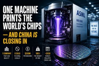 One machine prints the world's chips — and China is closing in