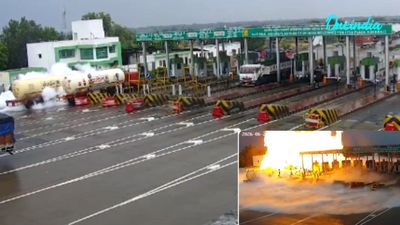 CCTV Captures Kaushambi LPG Tanker Blast As Death Toll Reaches Five