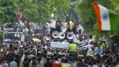 In Pics: CJP Protest At Delhi's Jantar Mantar - A Recap Of Barricades, Tear Gas And Clashes