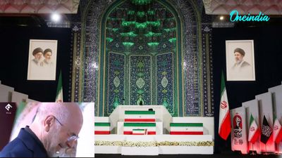 Watch, Iran's Parliament Speaker Ghalibaf Breaks Down In Tears At Ayatollah Ali Khamenei's Funeral