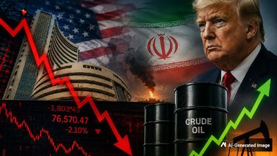 Sensex Crashes 1,800 Points, Oil Prices Surge As Trump Declares Iran Ceasefire 'Over'