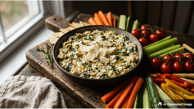 Artichoke Dip with Parmesan: Easy Mayo-Based Party Dip