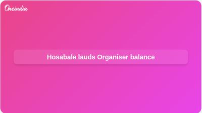 Organiser editorial independence praised by RSS leader Hosabale at 80th foundation day