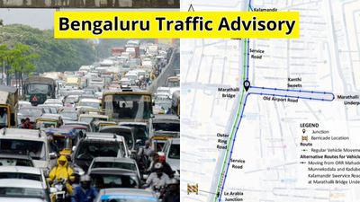 Taffic Advisory: ಐಟಿ ಕೇಂದ್ರ ಸಂಪರ್ಕಿಸುವ ORR ರಸ್ತೆ ವಾಹನಗಳಿಗೆ ನಿರ್ಬಂಧ, ಬದಲಿ ಮಾರ್ಗಗಳು