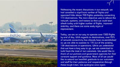 Indigo: ನಿಲ್ಲದ ಇಂಡಿಗೋ ಎಡವಟ್ಟು: ಮತ್ತೊಮ್ಮೆ ಕ್ಷಮೆಯಾಚನೆ, ಈ ಬಾರಿ ಏನಾಯ್ತು ? 