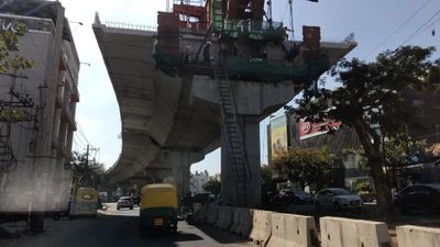 Ejipura Flyover: ಈಜೀಪುರ ಮೇಲ್ಸೇತುವೆ ಕಾಮಗಾರಿಗೆ ವೇಗ, 5 ಪೋರ್ಟಲ್ ಪಿಯರ್ ಅಳವಡಿಕೆ