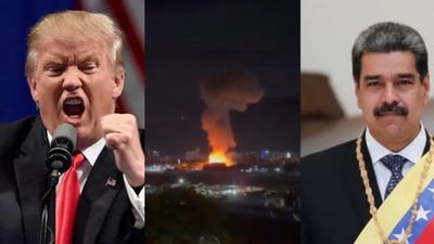 ವೆನೆಜುವೆಲಾ ಮೇಲೆ ಅಮೆರಿಕ ಭೀಕರ ದಾಳಿ: ಅಧ್ಯಕ್ಷನ ಸೆರೆ ಹಿಡಿದು ದೇಶದಿಂದ ಹೊರಗಟ್ಟಿದ್ದೇವೆ: ಟ್ರಂಪ್ ಘೋಷಣೆ