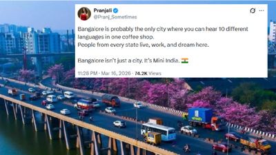 Bengaluru: ಬೆಂಗಳೂರಲ್ಲಿ ಟೀ ಶಾಪ್‌ನಲ್ಲಿ 10 ಭಾಷೆ ಮಾತನಾಡುವವರು ಸಿಗ್ತಾರೆ: ನಾರ್ಥಿ ಯುವತಿ ವೈರಲ್ ಪೋಸ್ಟ್‌ 