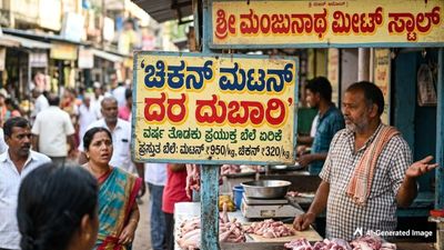ಹೊಸತೊಡಕು: ಮಧ್ಯರಾತ್ರಿಯಿಂದಲೇ ಮಾಂಸ ಖರೀದಿ ಭರಾಟೆ, ಎಷ್ಟಿದೆ ಇಂದಿನ ಚಿಕನ್‌-ಮಟನ್‌ ದರ?