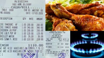 Hotel Gas Bill: ಊಟದ ನಂತರ ಹೋಟೆಲ್ ಬಿಲ್‌ ನೋಡಿ ದಂಗಾದ ಗ್ರಾಹಕ:  ₹1,110 ಬಿಲ್ ಜೊತೆ ₹100 'ಗ್ಯಾಸ್ ಚಾರ್ಜ್'!: ಭಾರೀ ವೈರಲ್  