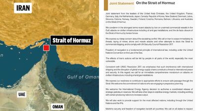 Strait of Hormuz: ಹಾರ್ಮುಜ್ ಜಲಸಂಧಿ ಉದ್ವಿಗ್ನತೆ: ಇರಾನ್ ಕ್ರಮ ಖಂಡಿಸಿ 22 ದೇಶಗಳ ನಾಯಕರಿಂದ ಜಂಟಿ ಹೇಳಿಕೆ ಬಿಡುಗಡೆ